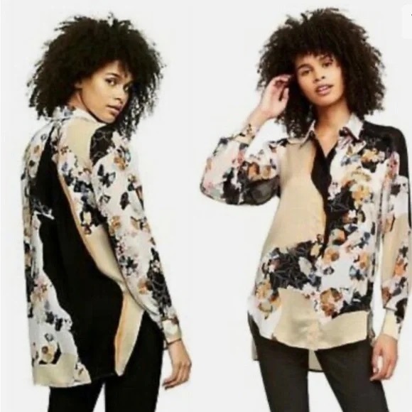 3.1 Phillip Lim Multicolor Floral Blouse - Picture 2 of 7